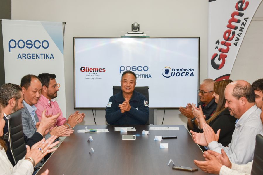 GÜEMES: POSCO FINANCIA LA FORMACIÓN DE OPERADORES DE MÁQUINAS VIALES